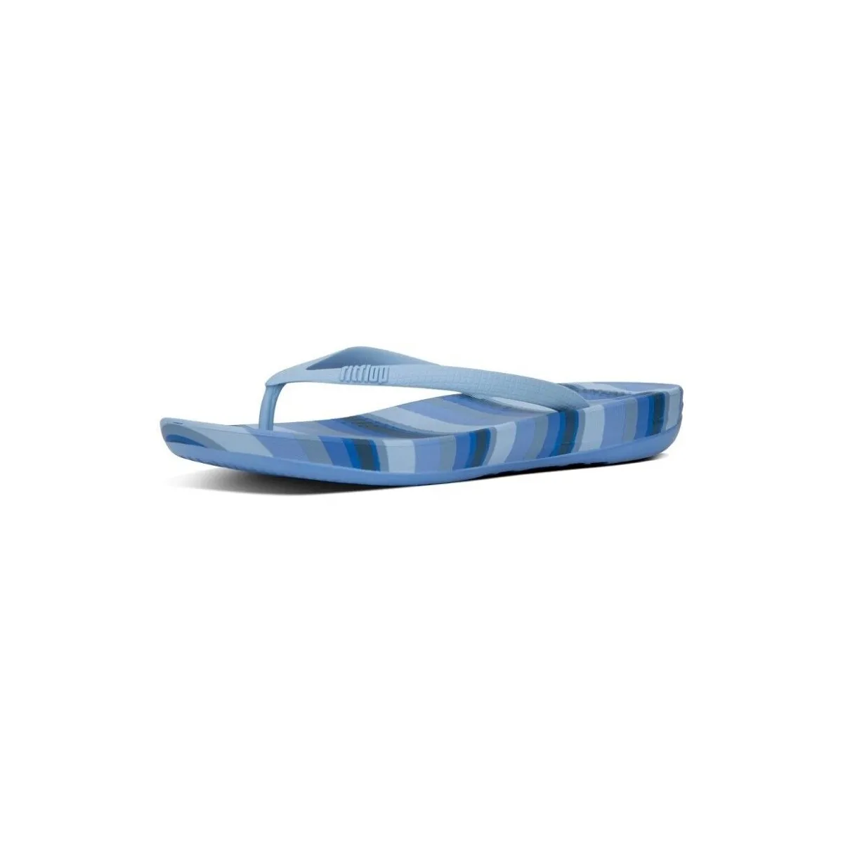 IQUSHION TM ERGONOMIC FLIPFLOPS STRIPEY BLUE