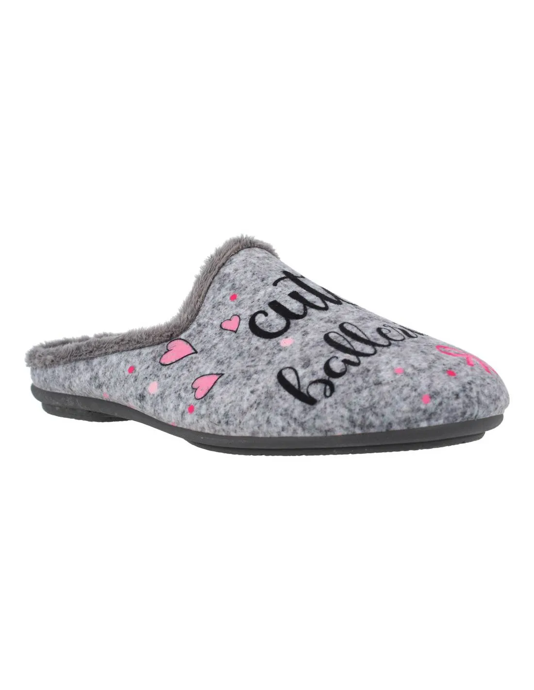 ISASA  ZAPATILLAS CASA BAILARINA TUTú GRIS