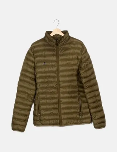 Izas Chaqueta verde acolchada