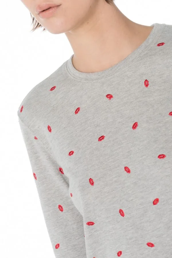 Jersey/Sudadera Mujeres Le Temps Des Cerises Sweat Blush Ash Grey