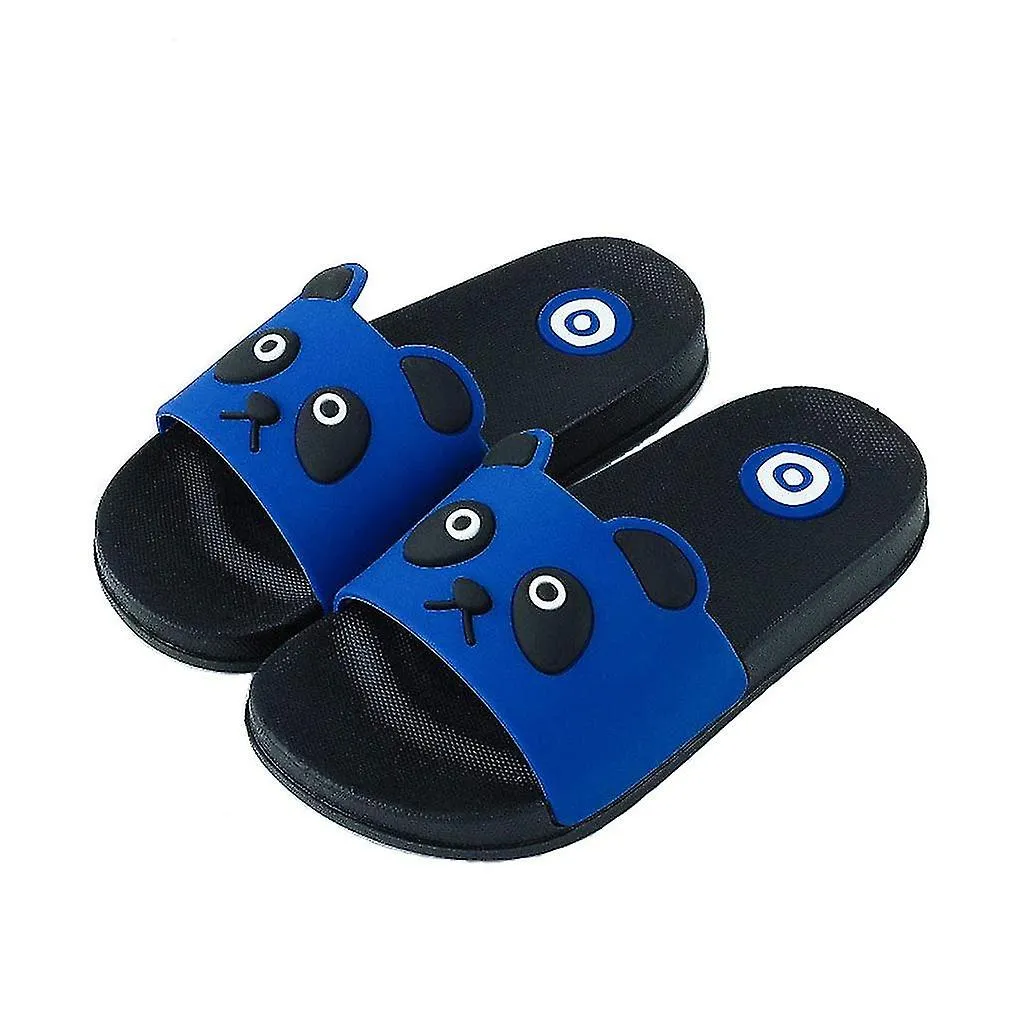 Kids Antiskid Lovely Bathroom Slipper Boys Girls Beach Pool Shoes Soft Flip Flops Home