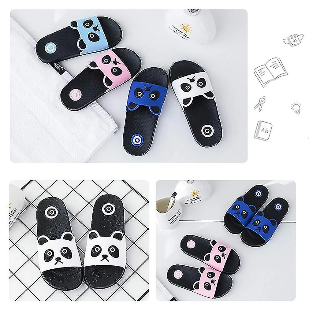 Kids Antiskid Lovely Bathroom Slipper Boys Girls Beach Pool Shoes Soft Flip Flops Home