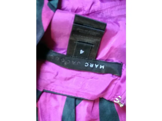 Marc Jacobs Vestido Negro Rosa 