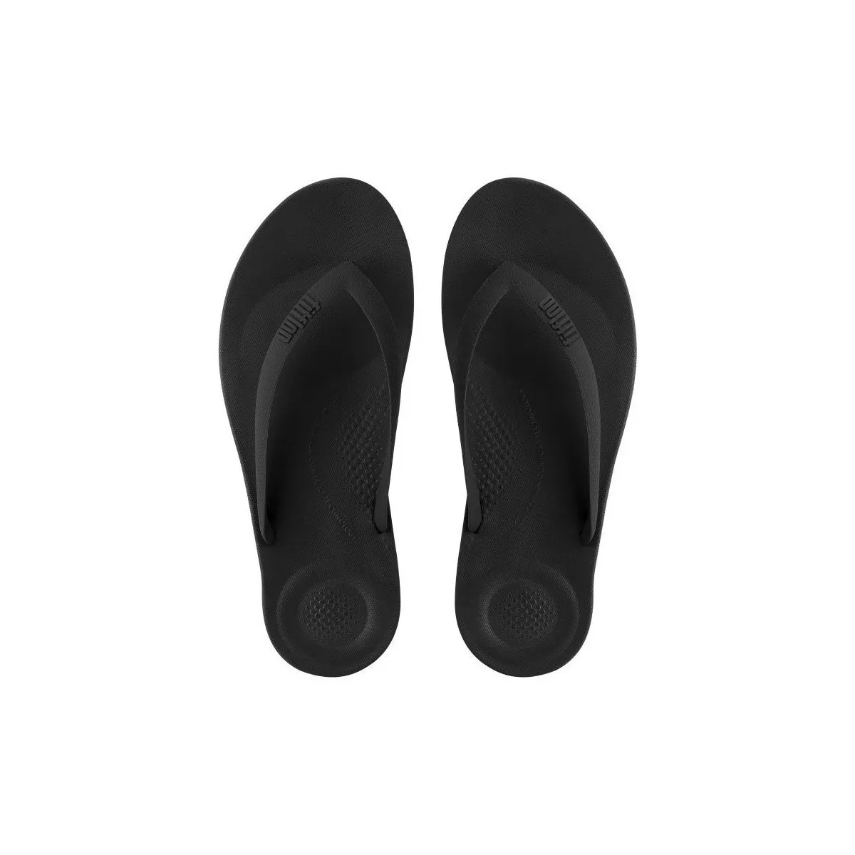 MEN'S IQUSHION TM ERGONOMIC FLIPFLOPS BLACK CO