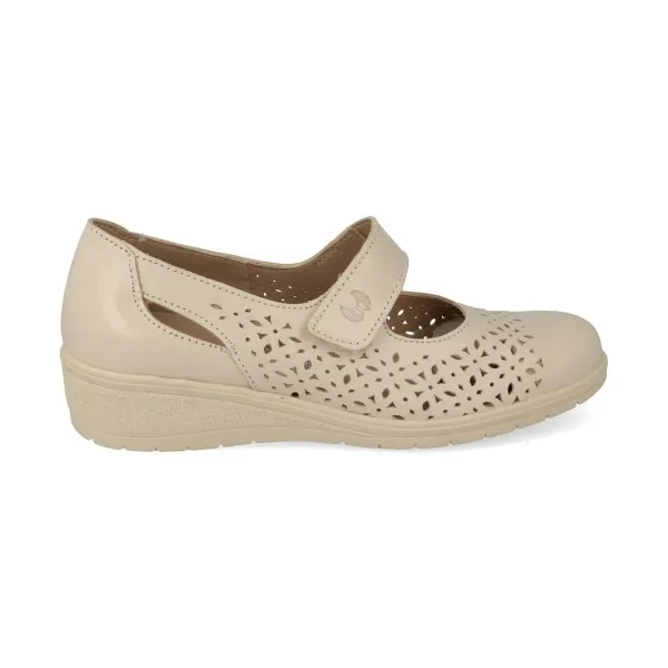 MERCEDITAS MUJER PIEL MOD. CUARI BEIGE