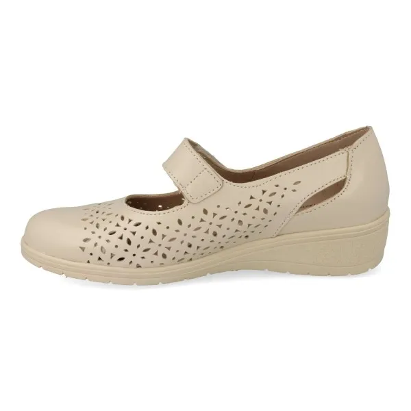 MERCEDITAS MUJER PIEL MOD. CUARI BEIGE