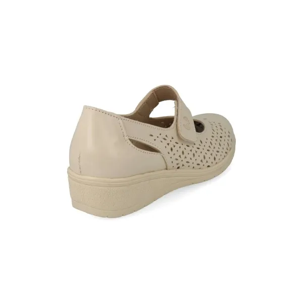 MERCEDITAS MUJER PIEL MOD. CUARI BEIGE
