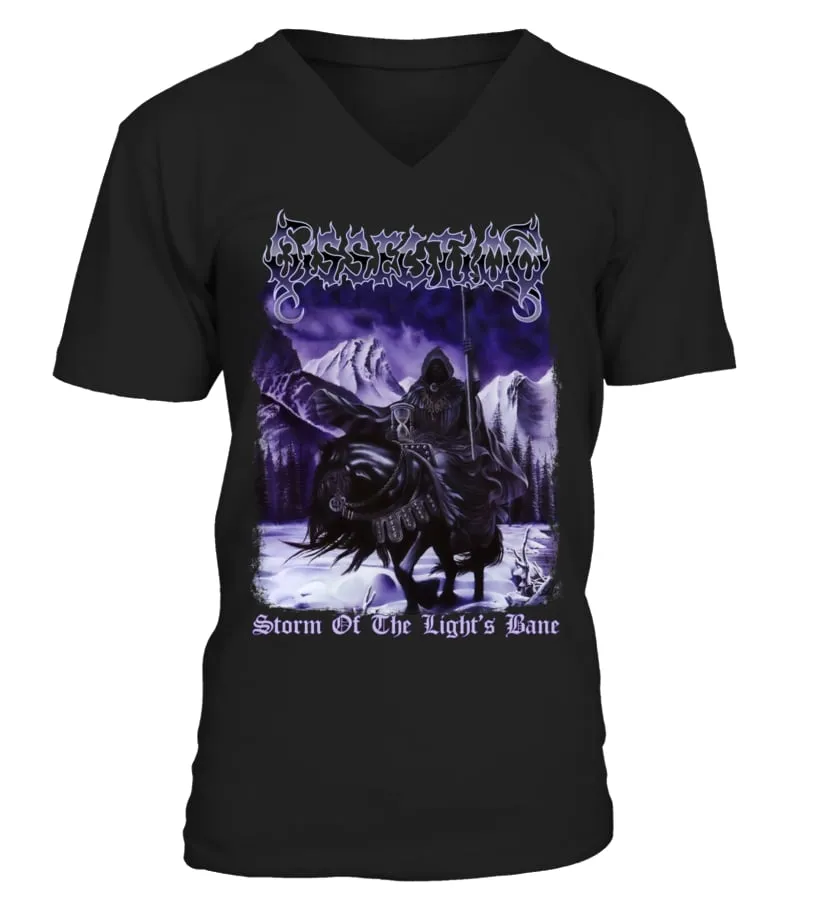MET200017BK. DISSECTION  STORM OF THE LIGHT'S BANE (1995) CAMISETA CUELLO EN V UNISEX