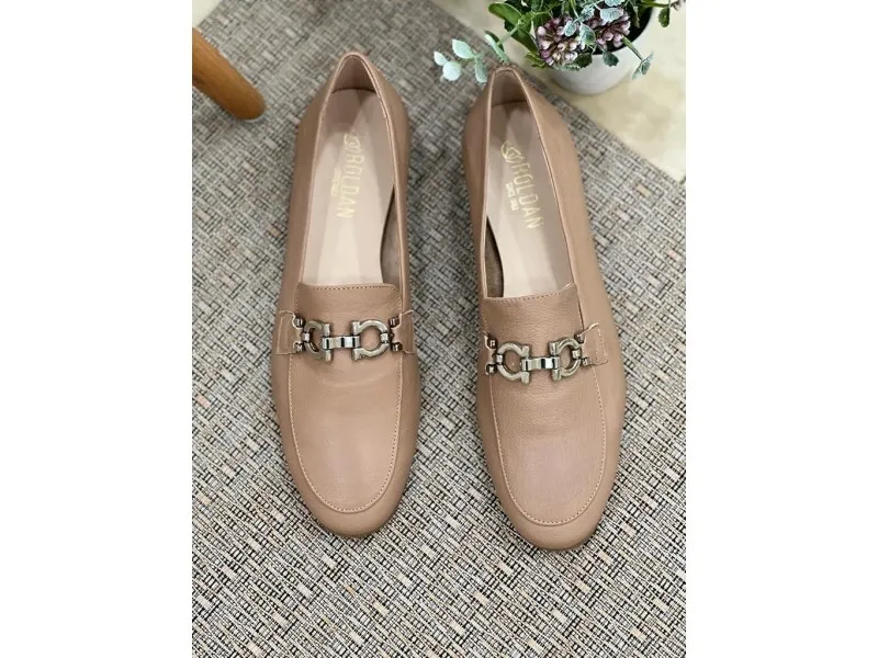 MOCASÍN DE PIEL 3775 CALZADOS ROLDAN EN COLOR CAMEL O HIELO