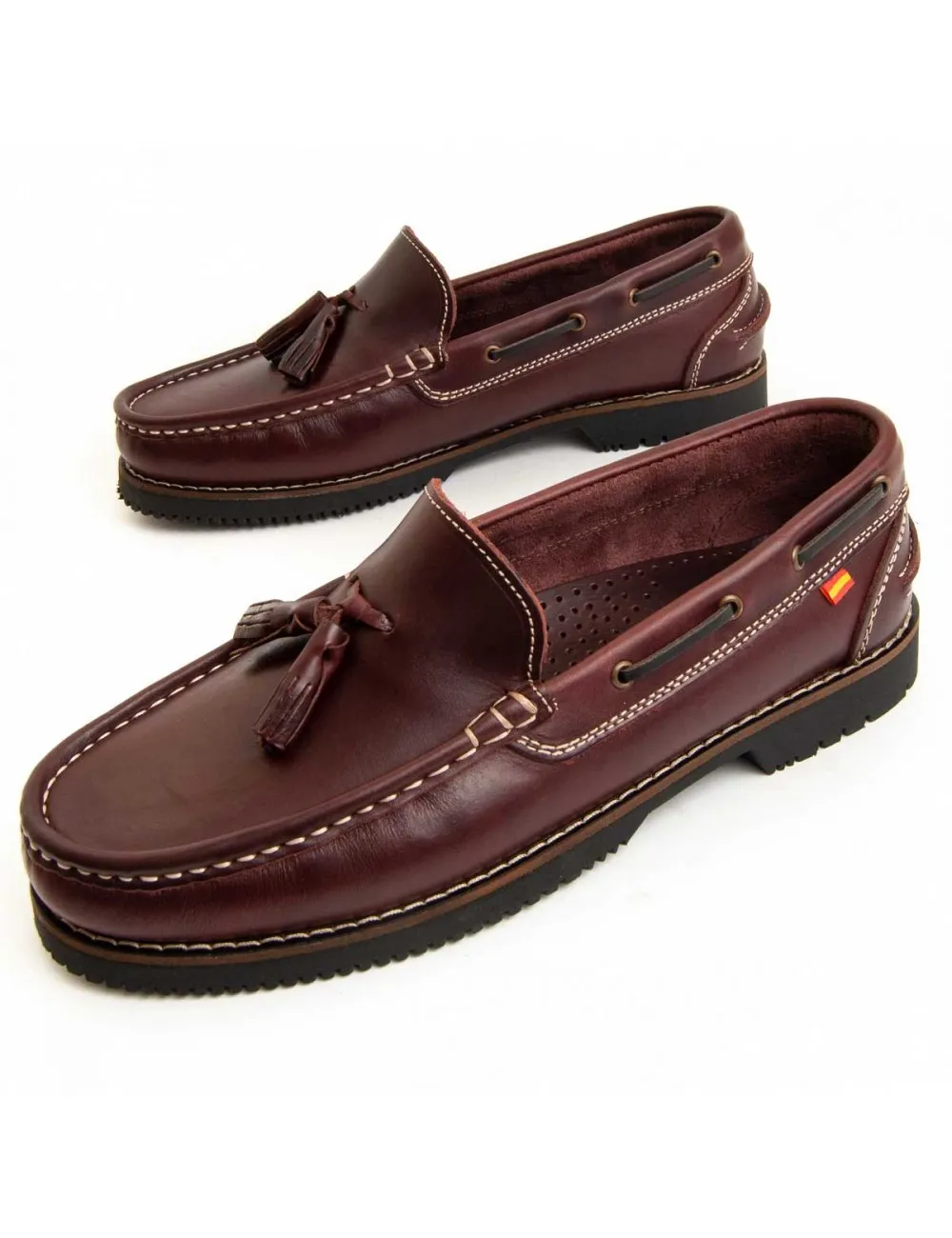Mocasín Casual De Piel Para Hombre.  Purapiel  Puranautic  95732 Burdeos