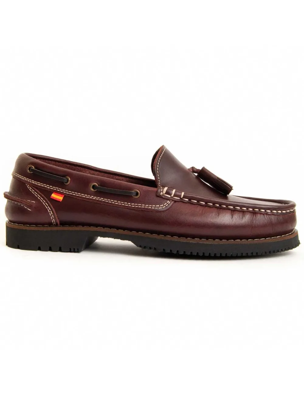 Mocasín Casual De Piel Para Hombre.  Purapiel  Puranautic  95732 Burdeos