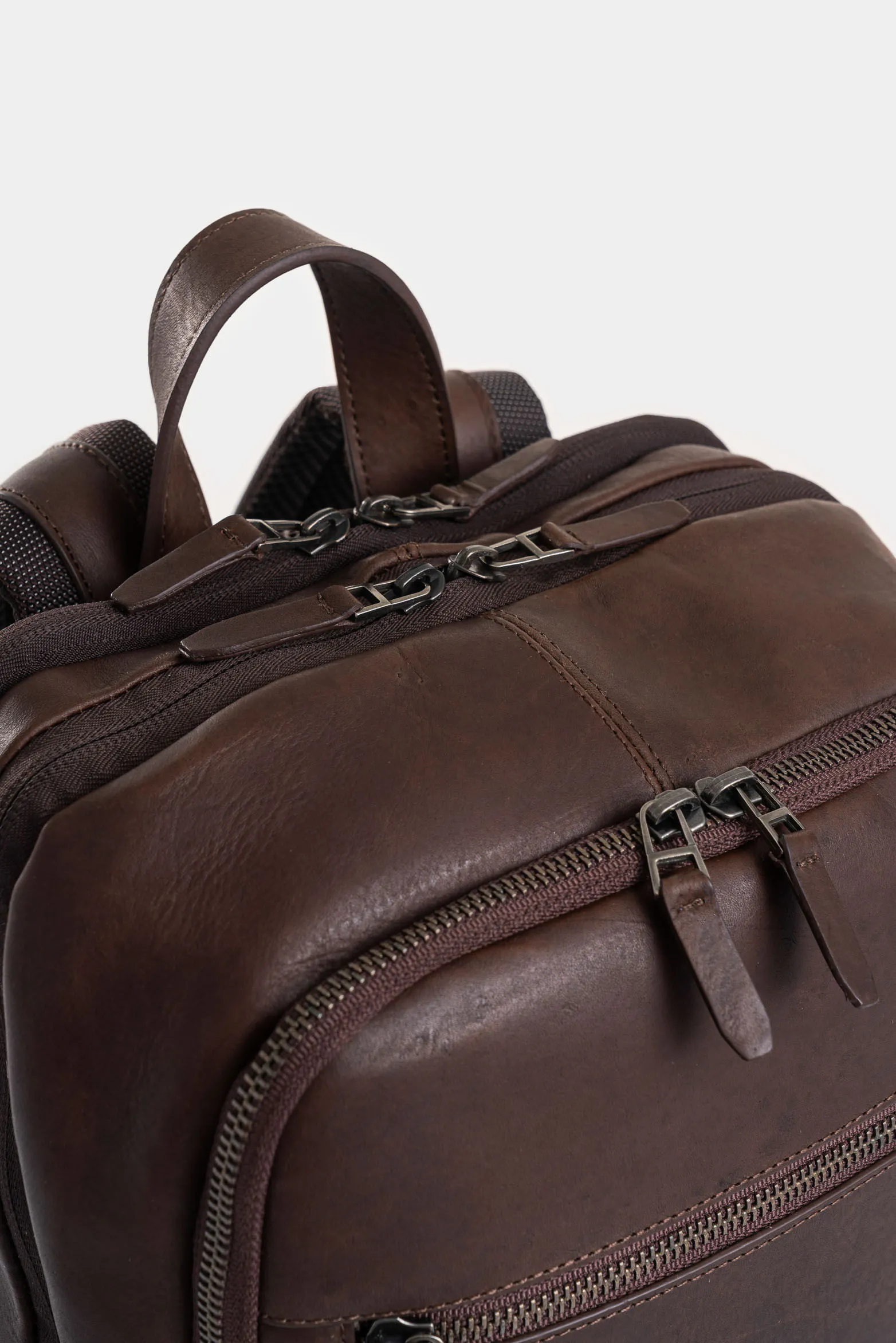 Morral Karioka de cuero para hombre casual