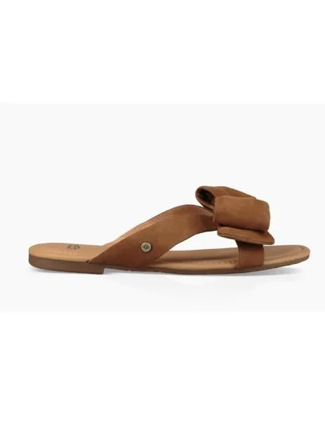 mule ugg plana con lazada