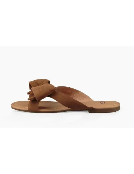 mule ugg plana con lazada