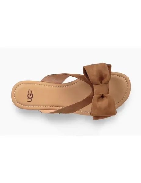 mule ugg plana con lazada