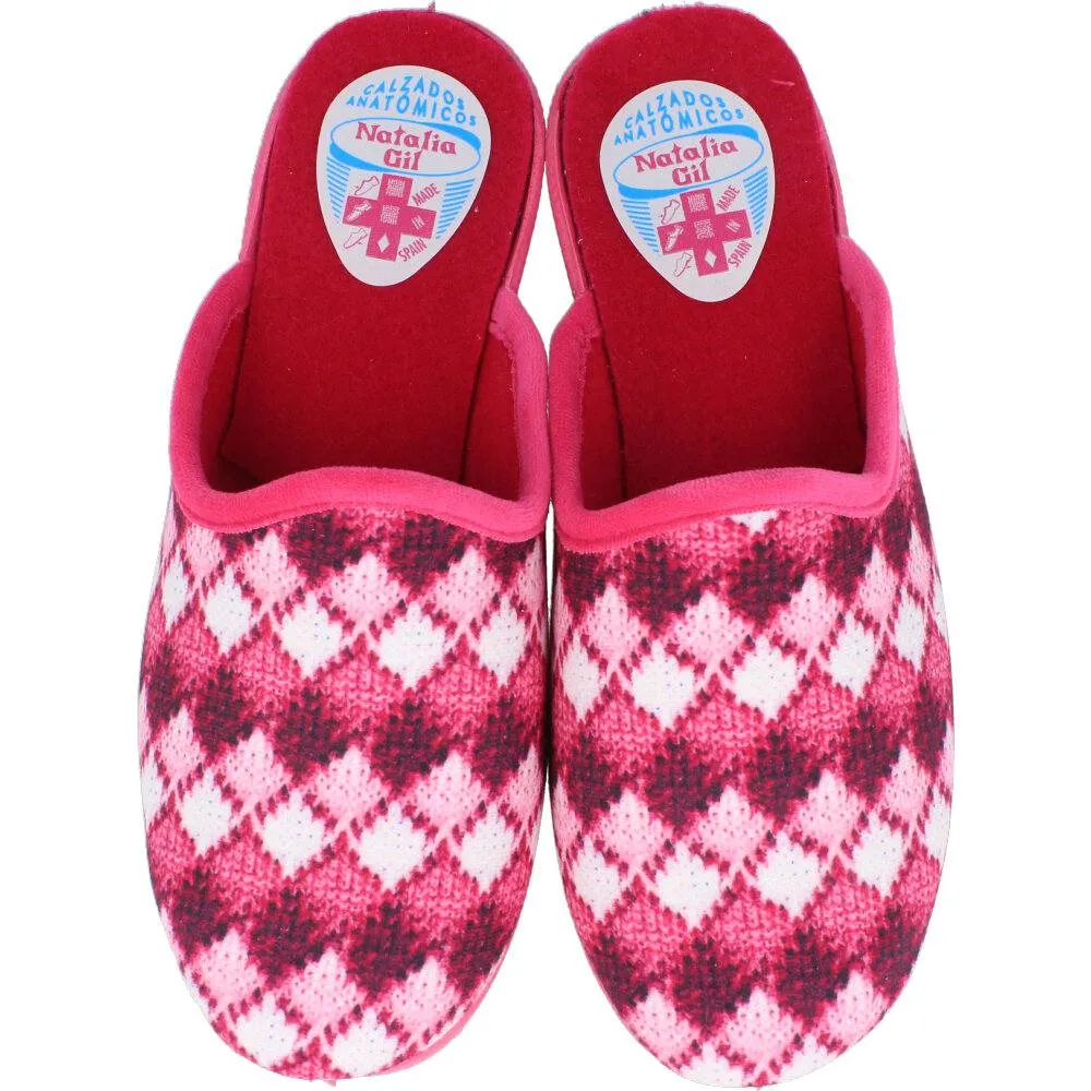 NATALIA  ZAPATILLAS ABIERTAS NORDICA FUCSIA