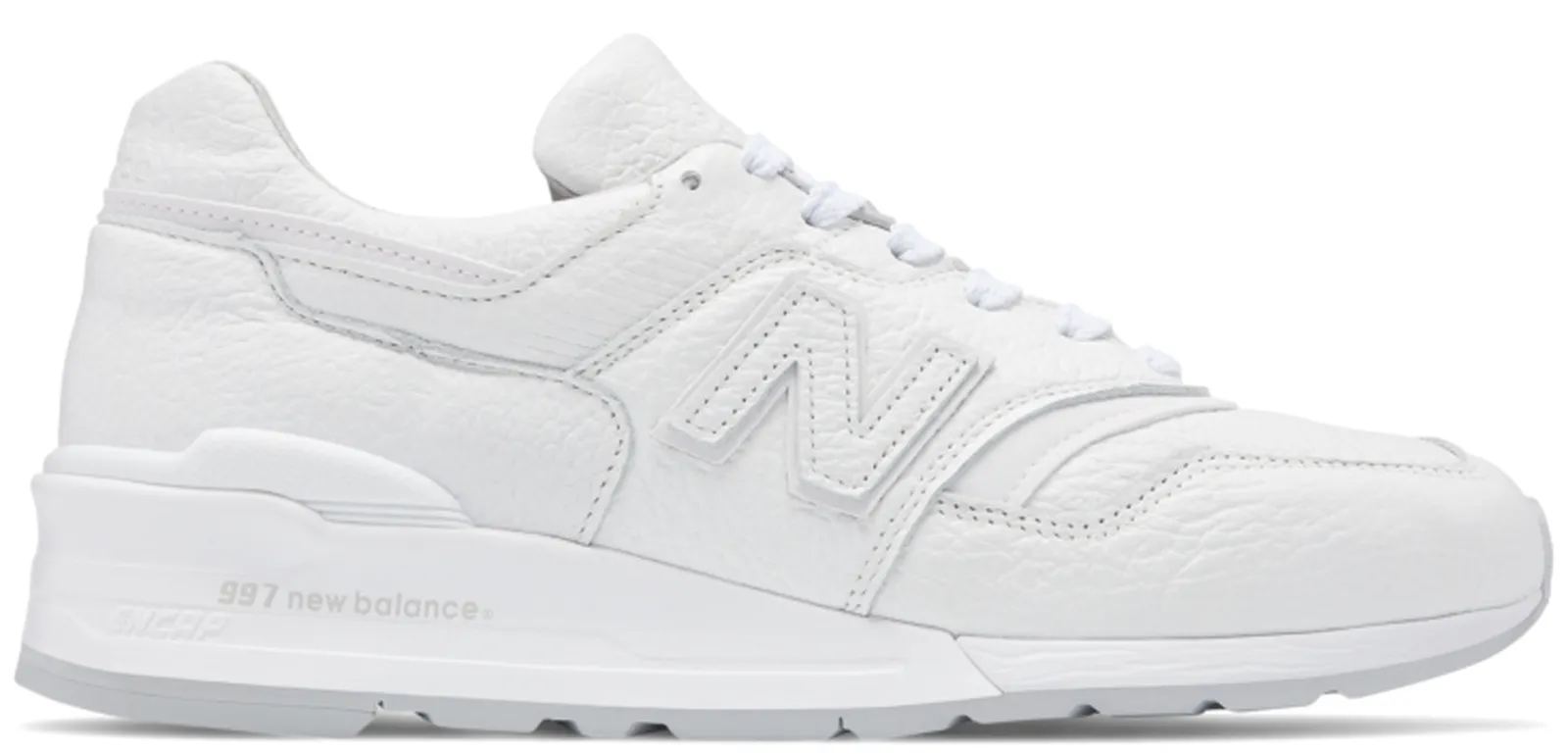 New Balance 997 Made in USA Bison Leather "White"