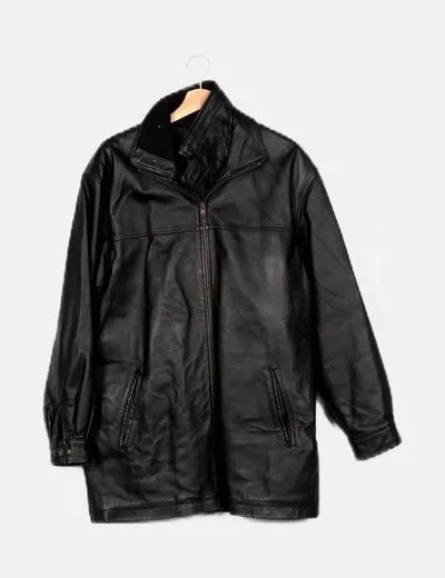 NoName Chaqueta negra piel
