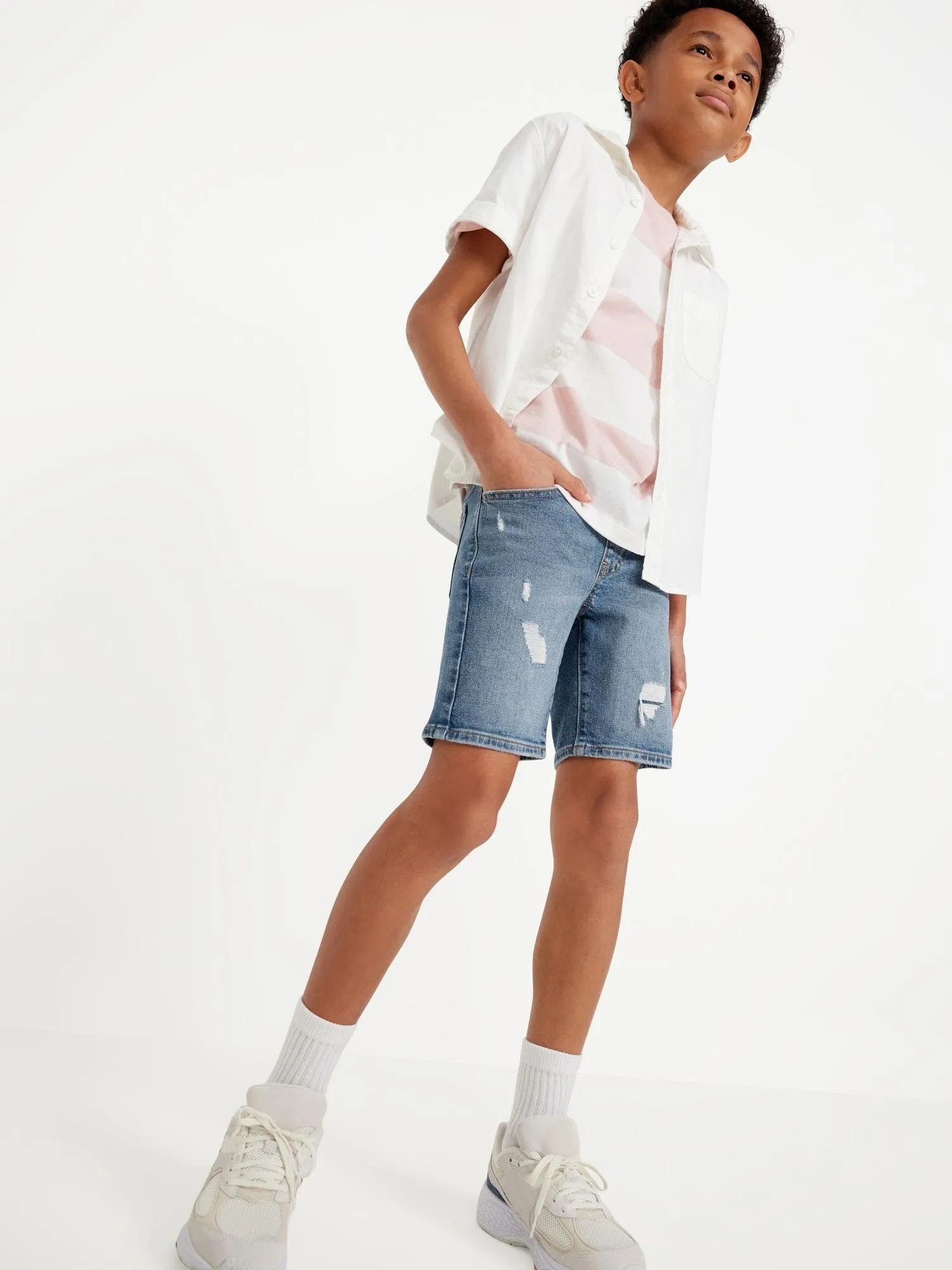 OLD NAVY Shorts de Jean Stretch Old Navy Niño