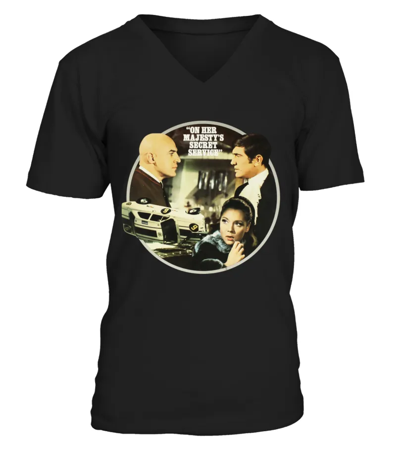 On Her Majesty's Secret Service 1969 BK Camiseta cuello en V Unisex