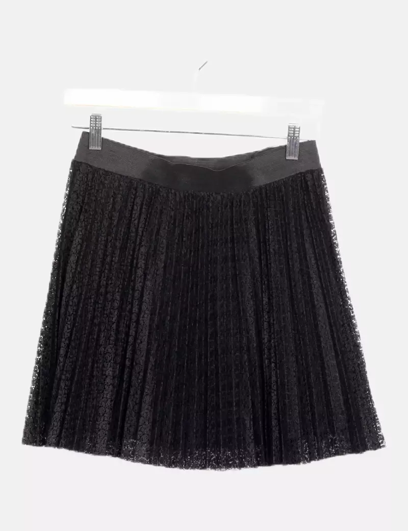 ONLY Falda negra plisada