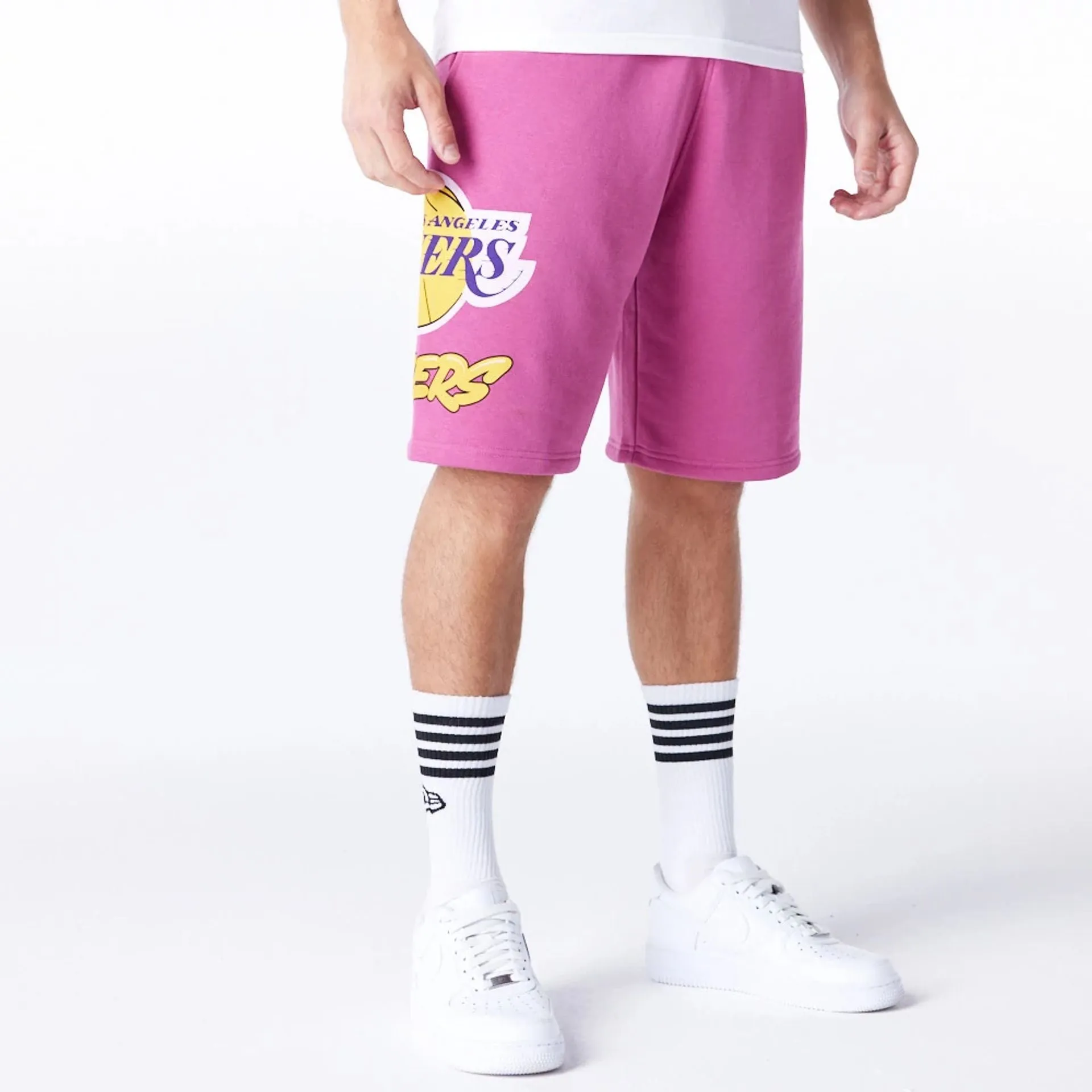 Pantalones cortos LA Lakers NBA Bubble Script