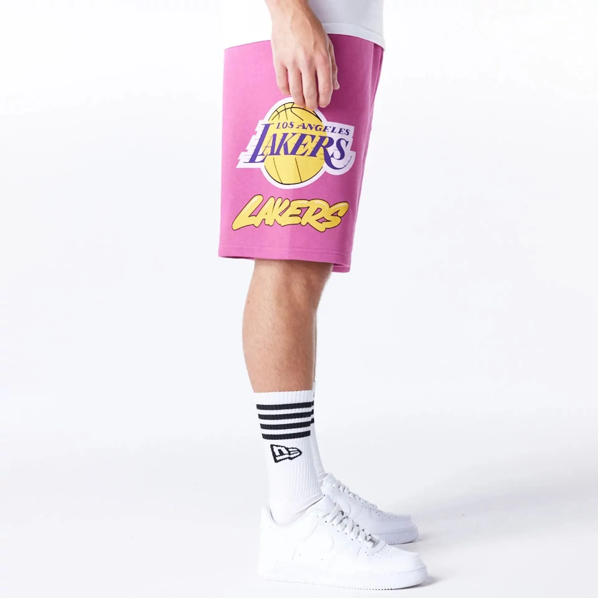 Pantalones cortos LA Lakers NBA Bubble Script
