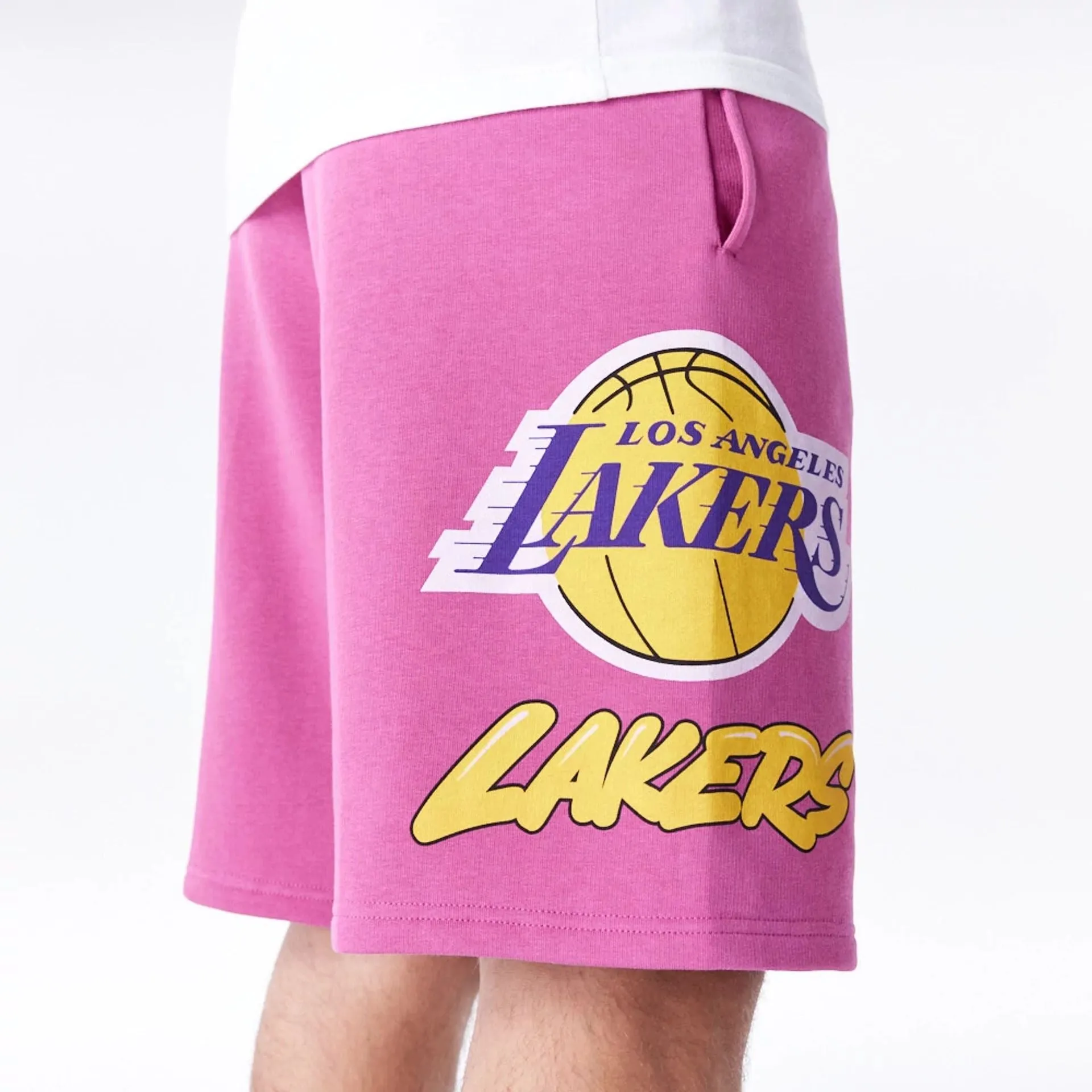 Pantalones cortos LA Lakers NBA Bubble Script