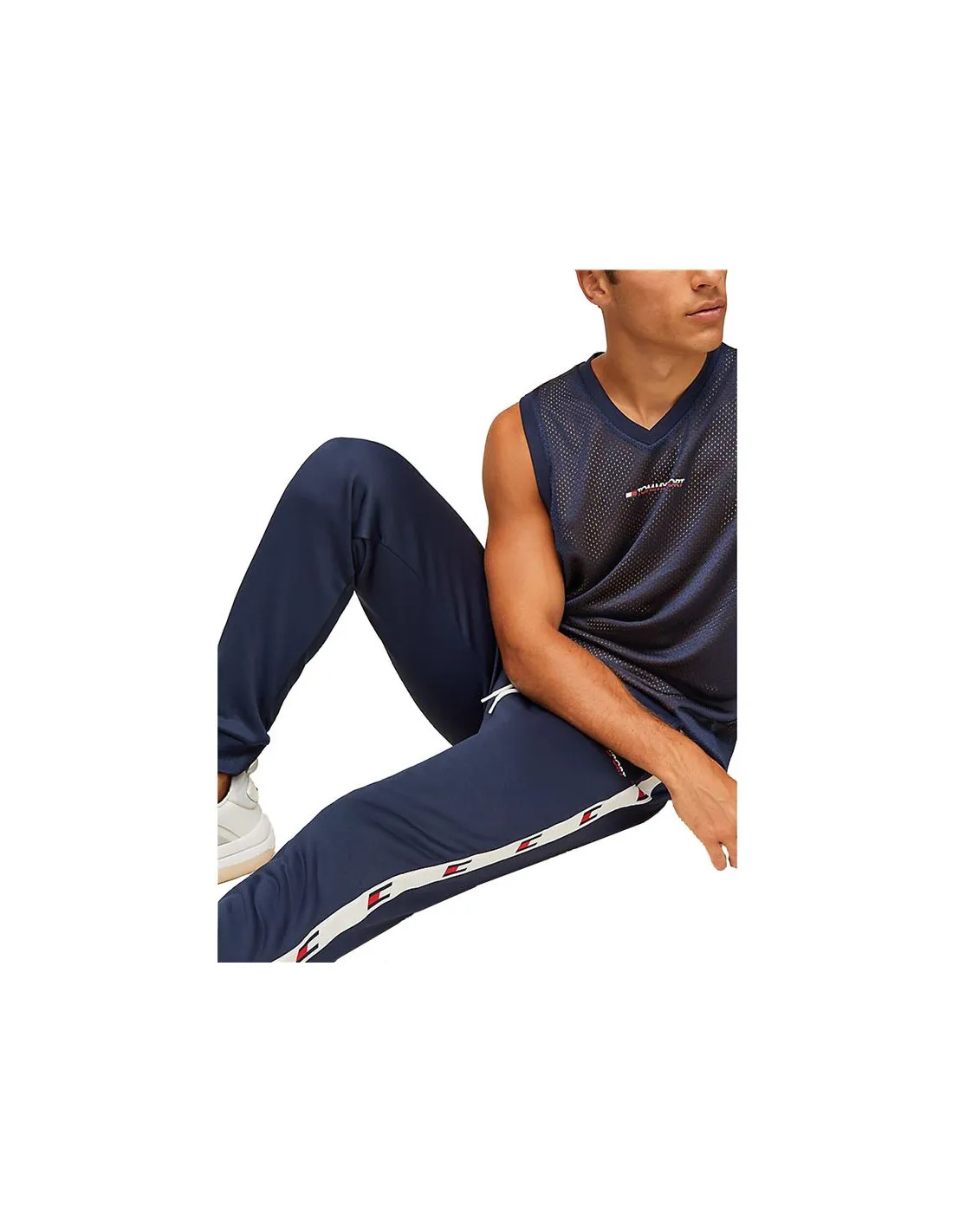 Pantalones de Fitness Tommy Hilfiger Jogger Flag Tape