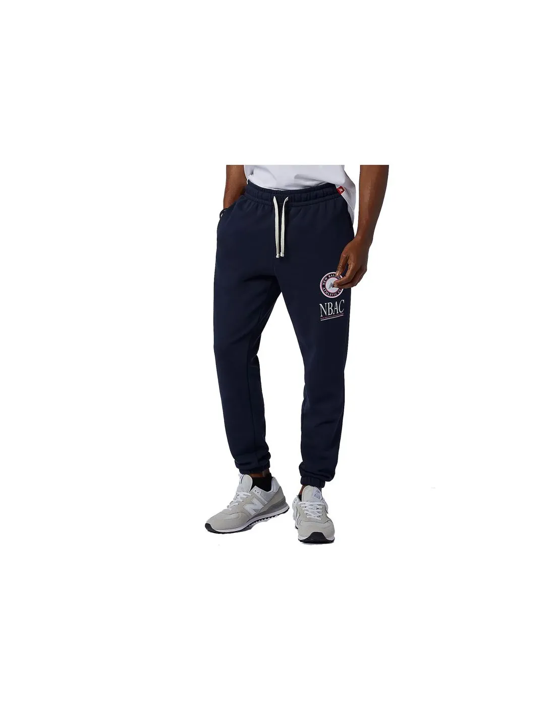 Pantalones New Balance Essentials Athletic Club Fleece Azul