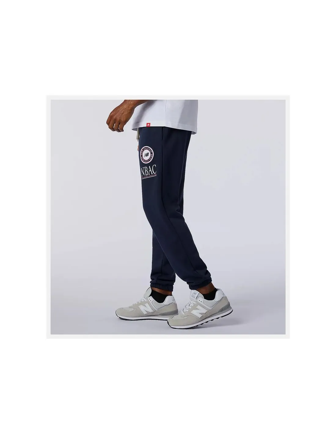 Pantalones New Balance Essentials Athletic Club Fleece Azul