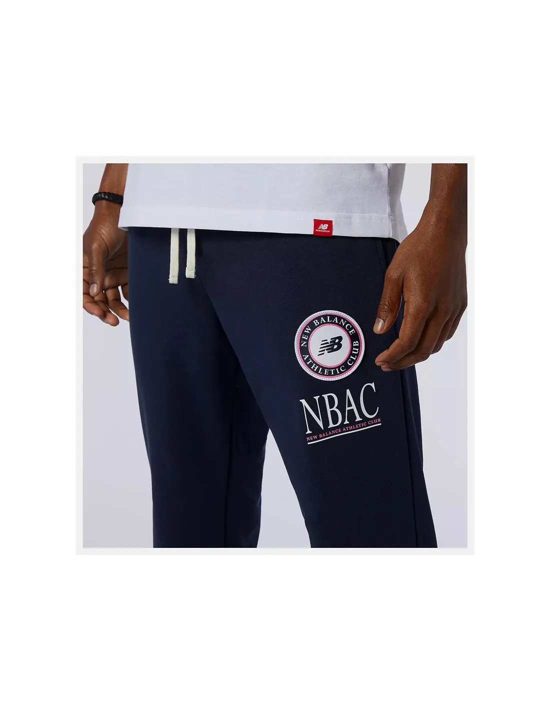 Pantalones New Balance Essentials Athletic Club Fleece Azul