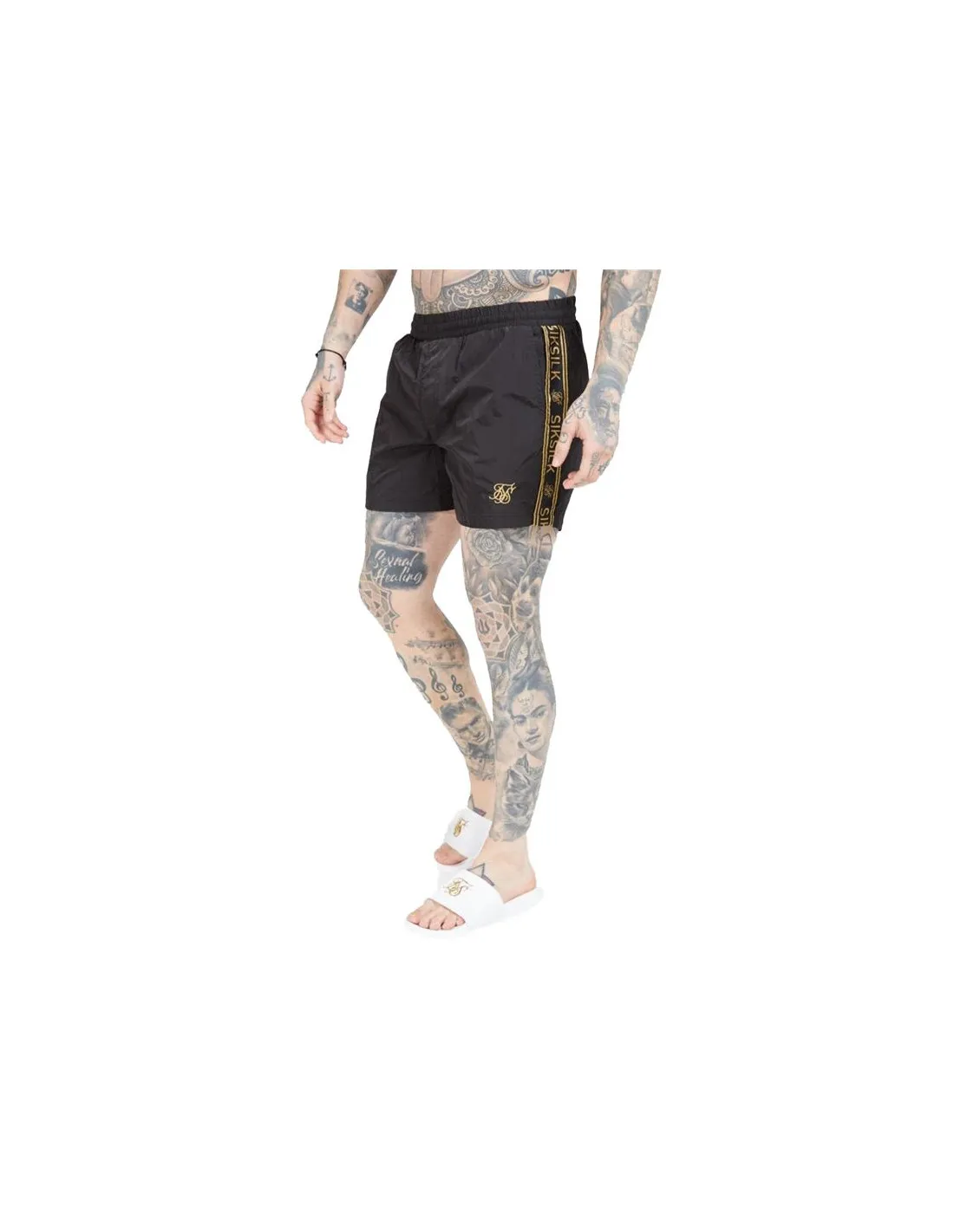Pantalones Siksilk Crushed Tape Hombre