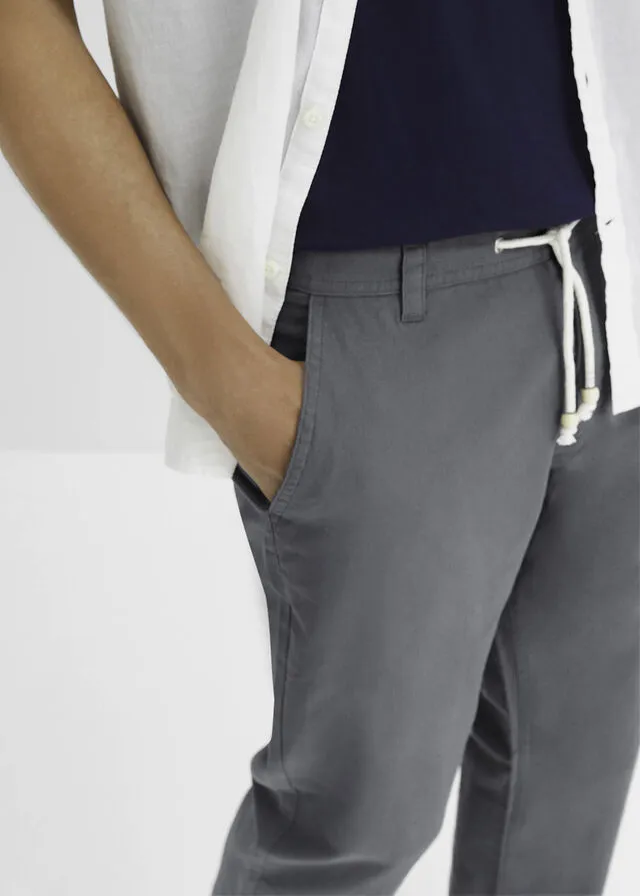 Pantalón chino Gris ahumado