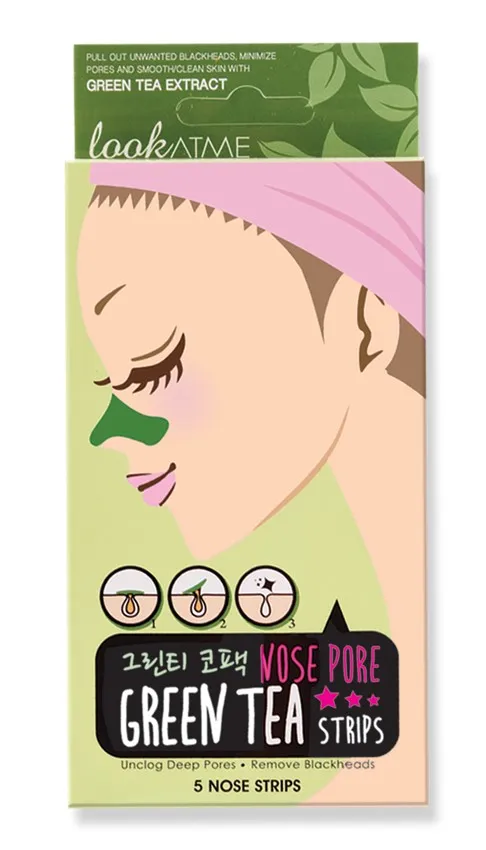 PARCHES PARA NARIZ LOOK AT ME NOSE PORE STRIPS GREENTEA