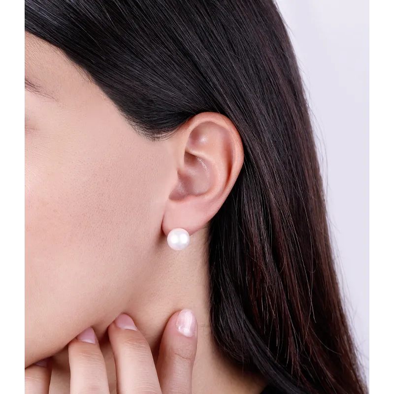 PENDIENTES "PERLES" ORO 18K Y PERLA CULTIVADA