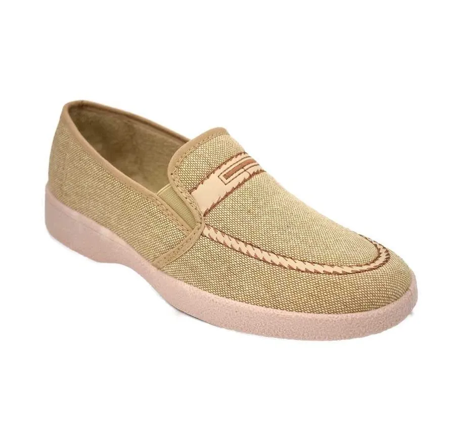 PLAYERA DE CALLE PARA HOMBRE ZAPATILLA ELASTICOS ESTOLINE BEIG