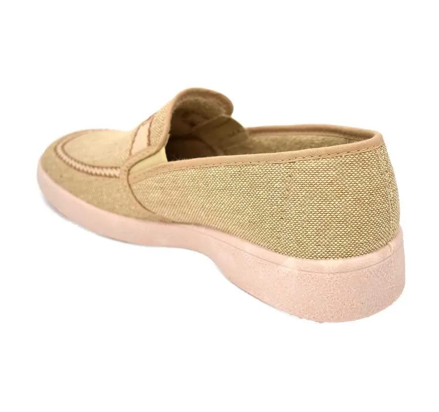 PLAYERA DE CALLE PARA HOMBRE ZAPATILLA ELASTICOS ESTOLINE BEIG
