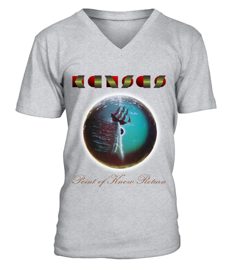 RK70S842GR. KANSAS  POINT OF KNOW RETURN CAMISETA CUELLO EN V UNISEX