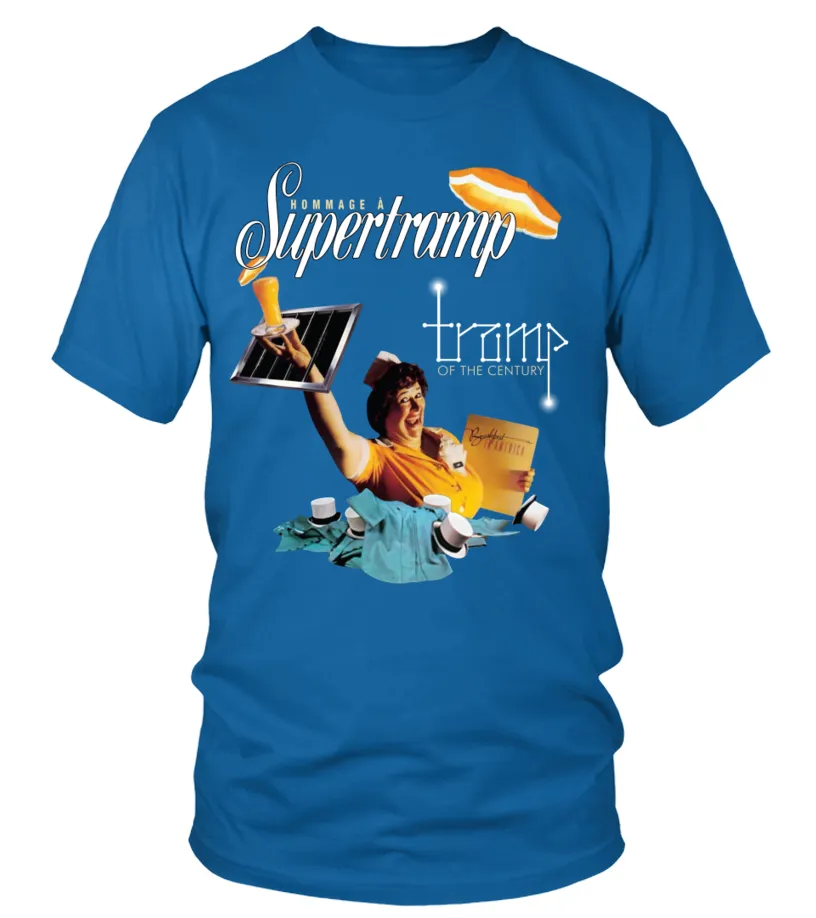 RK70SBL. BREAKFAST IN AMERICA ( 1979)  SUPERTRAMP (1) CAMISETA CUELLO REDONDO UNISEX