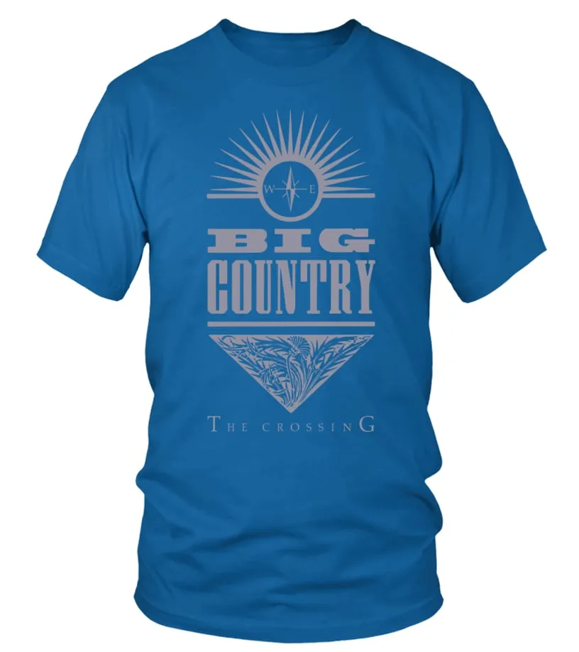 RK80S352BL. BIG COUNTRY  THE CROSSING CAMISETA CUELLO REDONDO UNISEX