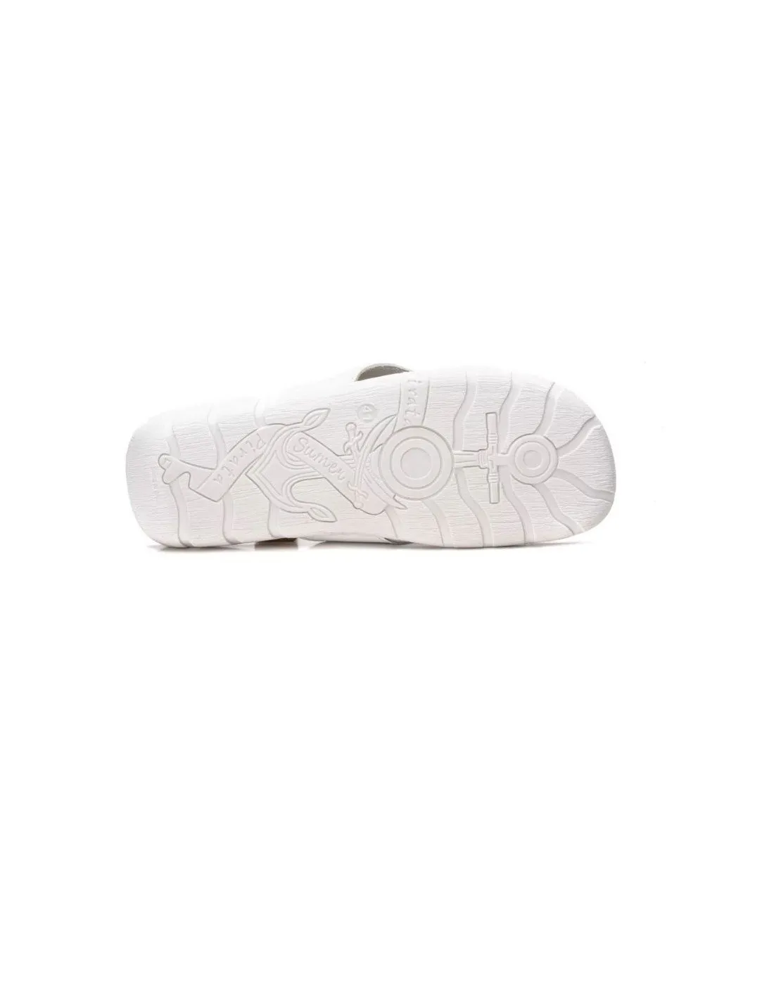 Sandalia Hombre Esclava Piel Blanco