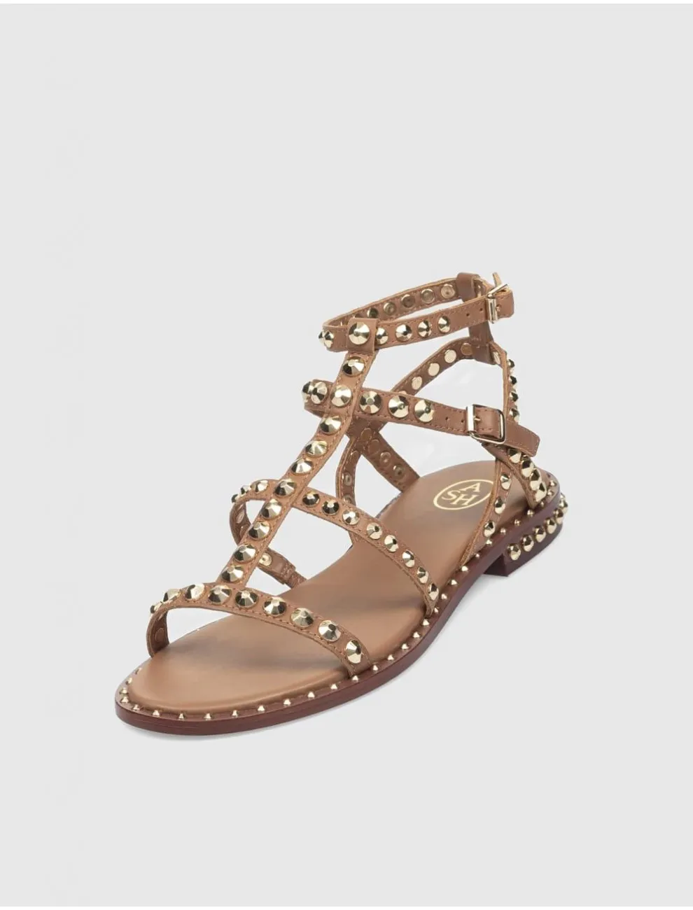 Sandalia Romana Ash Precious Cuero