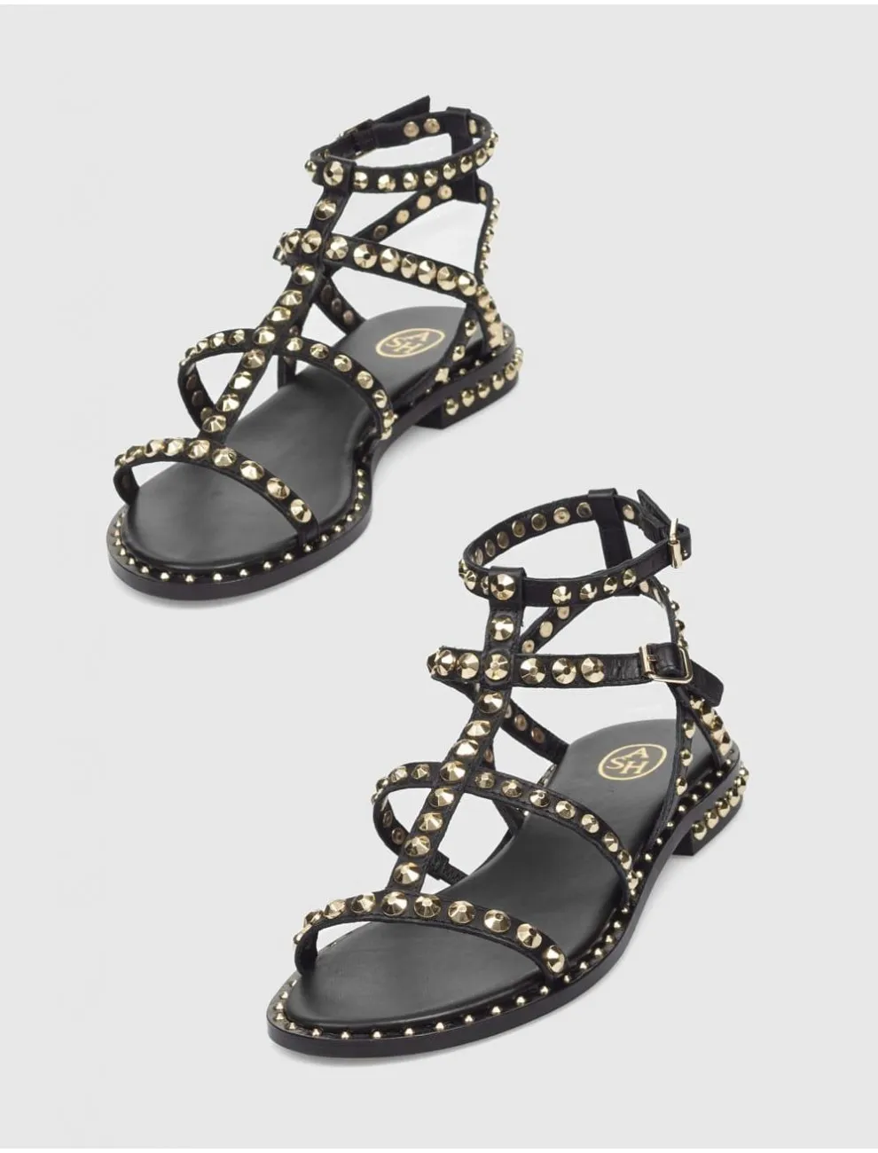 Sandalia Romana Ash Precious Negro
