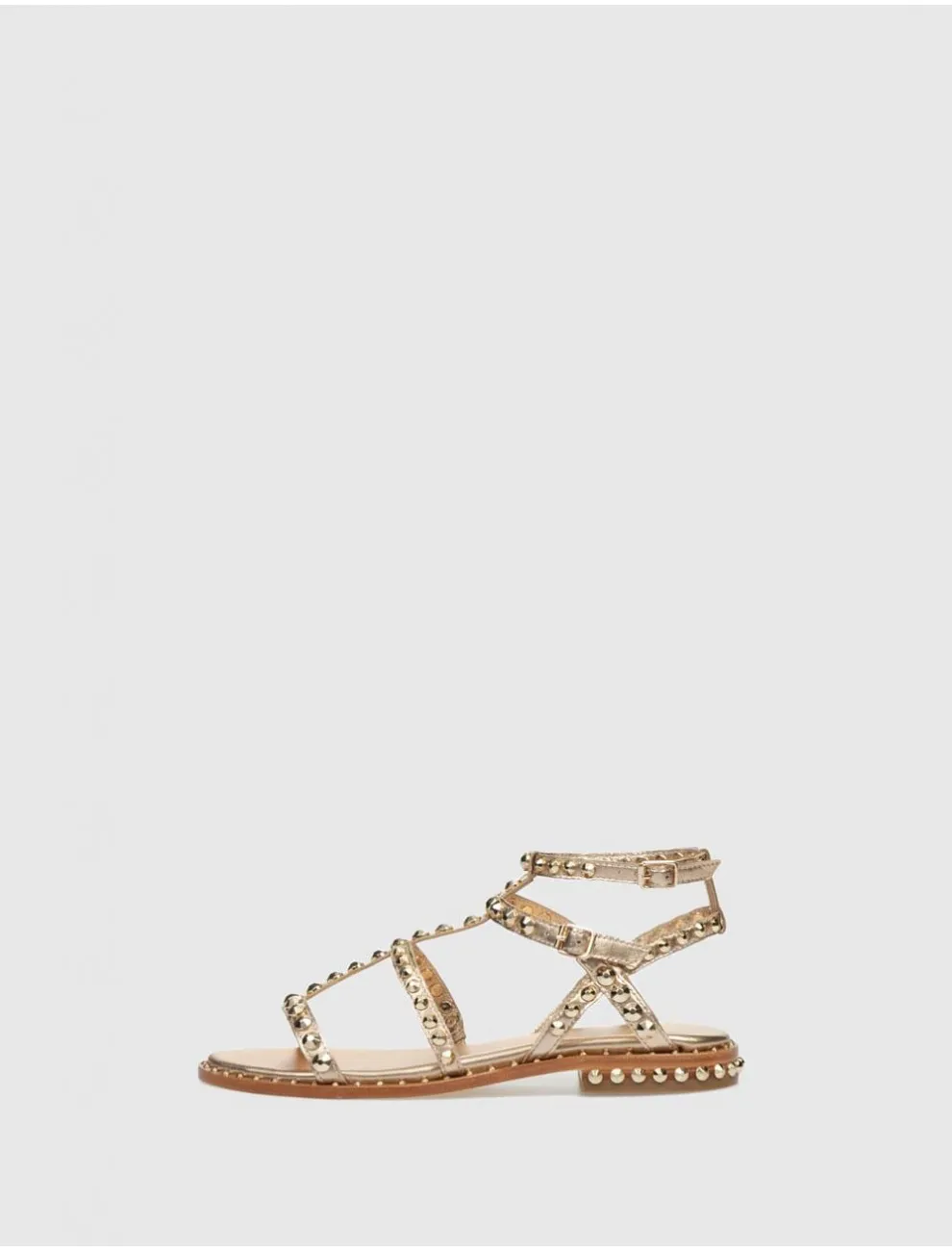 Sandalia Romana Ash Precious Platino