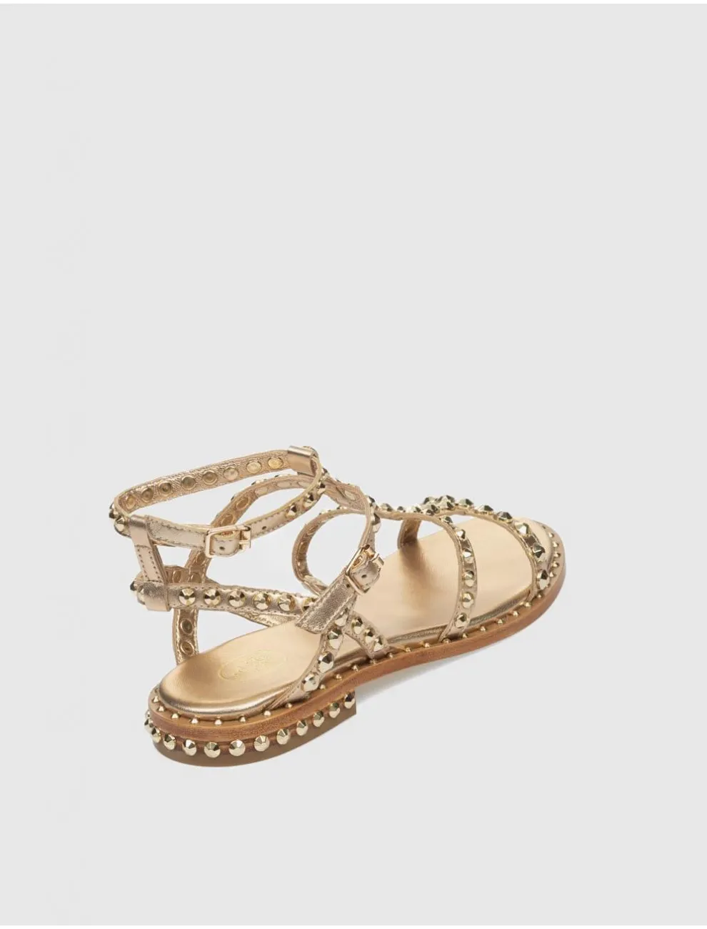 Sandalia Romana Ash Precious Platino