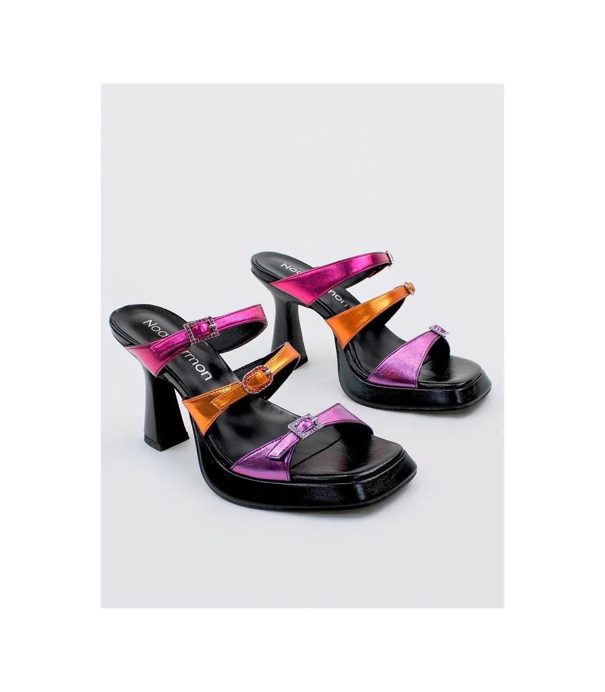 SANDALIA TACON NOA HARMON 9206 MULTI NARANJA
