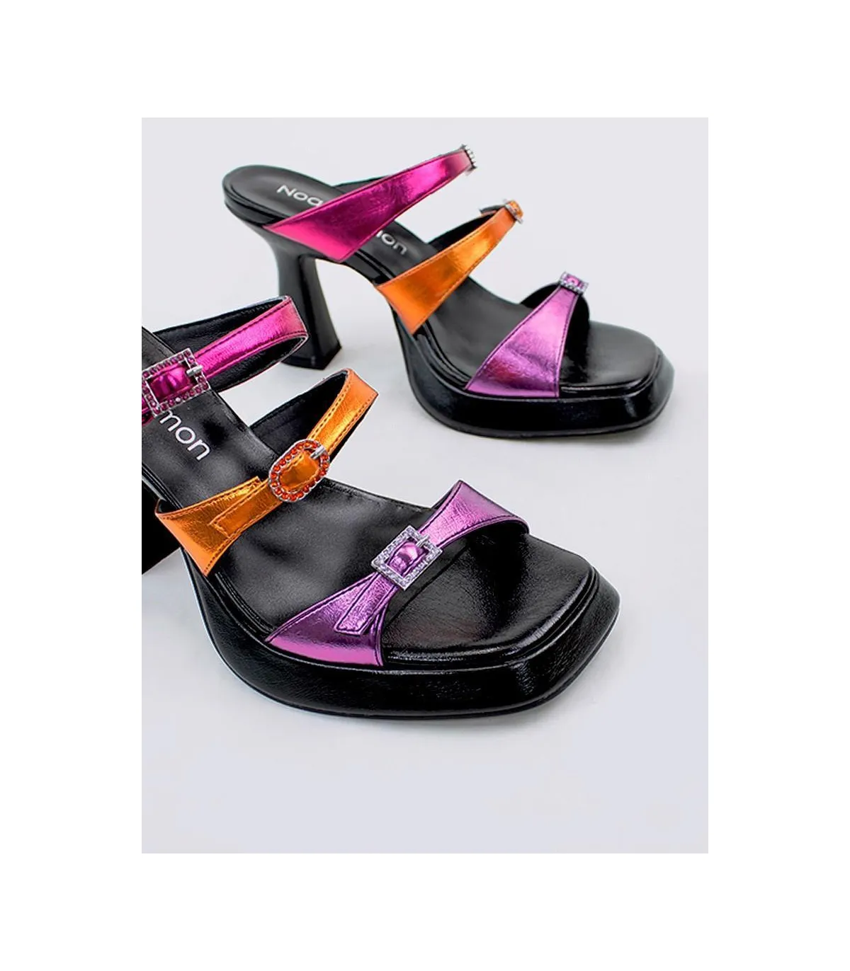 SANDALIA TACON NOA HARMON 9206 MULTI NARANJA