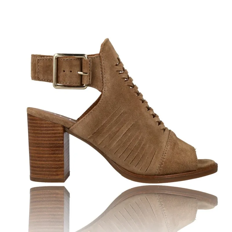 Sandalias Abotinadas con Tacón para Mujer de Alpe 2160