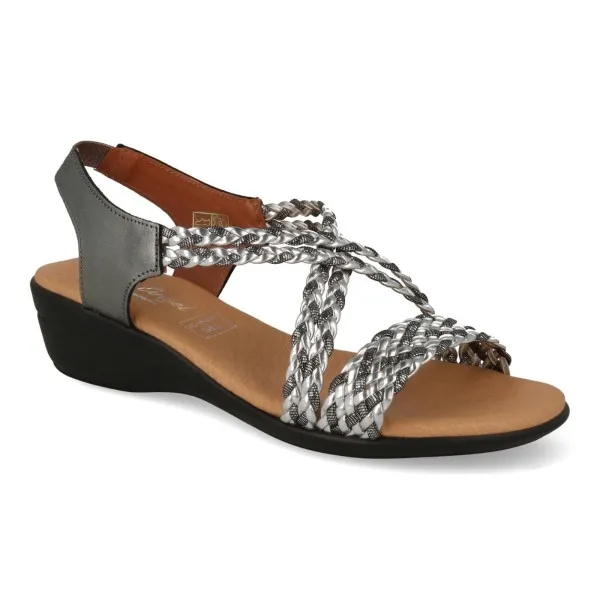 SANDALIAS CUÑA MEDIA MUJER COMODAS MOD. ANAISABEL